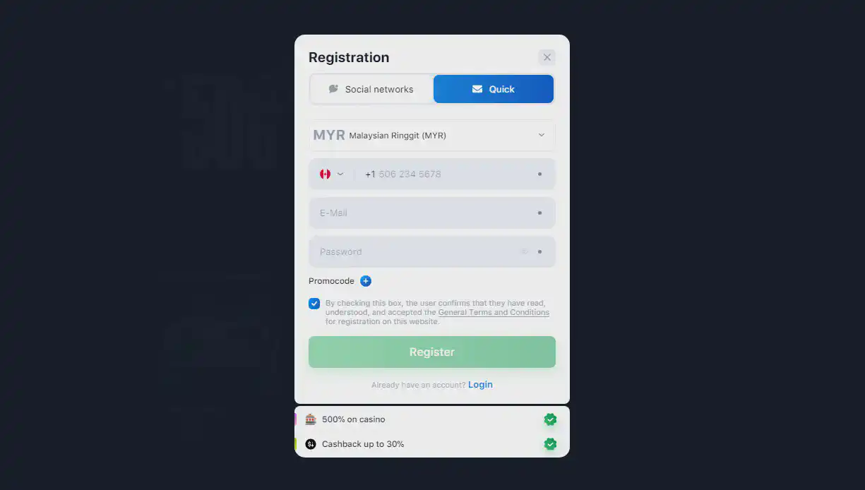 Lucky Star registration